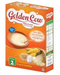 Golden Cow Baby Cereal #Rice+Bean+Corn 300G x 1's (10 PCS)