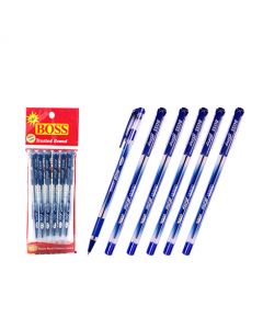 Boss Gloria Ball Pen #Blue x 6's (10 PKT)