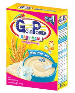 Gold Power Baby Meal #Rice+Milk 300G x 1's (10 PCS)