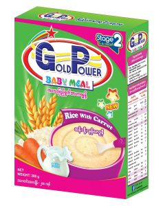 Gold Power Baby Meal #Rice+Carrot 280G x 1's (10 PCS)