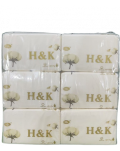 H&K Tissue 130mm x 6's (5 PKT)