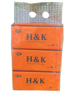 H&K Natural Tissue #Bamboo 140mm x 3's (15 PKT)