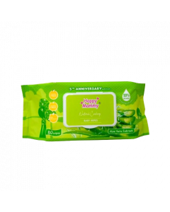Happy Mammy 5th Anniversary Baby Wipes #Aloevera x 80's (4 PCS)