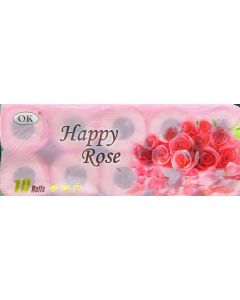 Happy Tissue #Rose Roll x 10's (5 PKT)