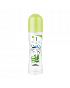 Herballines Deo Roll on #Aloe White Aloe Vera 75ml x 1's (4 PCS)