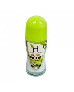 Herballines Deo Roll On #Pure White Cucumber 40ML x 1's (6 PCS)