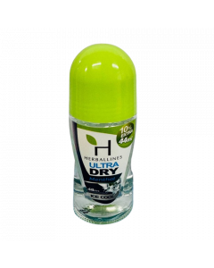 Herballines Deo Roll On #Ultra Dry Menthol 40ML x 1's (6 PCS)