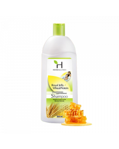 Herballines Shampoo #Royal Jelly & Wheat Protein 300ML x 1's (6 PCS)