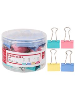 Deli Binder Clips #Colorful 32MM x 24's (5 PKT)