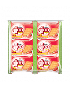 Joker Milk Cookie #Strawberry x 12's (25 PKT)