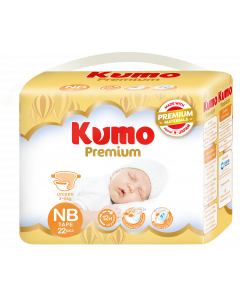 KUMO Premium Diaper Tape #Newborn x 22's (3 PKT)