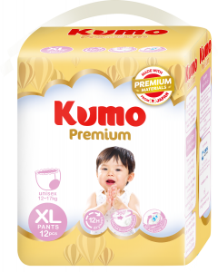 KUMO Premium Diaper Pants #XL x 12's (3 PKT)