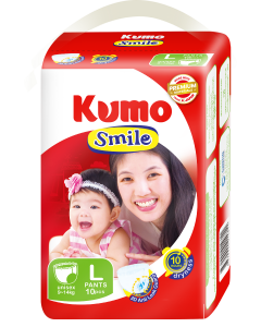 KUMO Smile Diaper Pants #L x 10's (5 PKT)