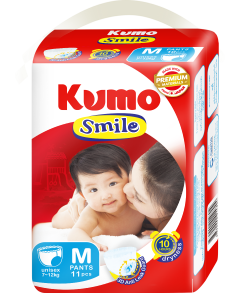 KUMO Smile Diaper Pants #M x 11's (5 PKT)
