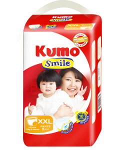 KUMO Smile Diaper Pants #XXL x 8's (5 PKT)