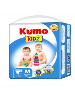 KUMO Smile Kidz Pants #Medium x 10's (3 PKT)