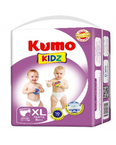 KUMO Smile Kidz Pants #XL x 8's (3 PKT)