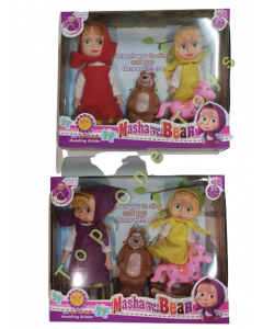 Masha Family Toys x 1's (3 PKT)