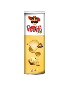 Mister Potato Chips #Cheese 160G x 1's (6 PCS)