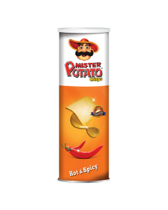Mister Potato Chips #Hot & Spicy 160G x 1's (6 PCS)
