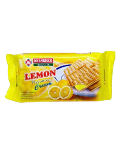 Myanbisco Lemon Cream Biscuits 90G x 30's (1 CTN)
