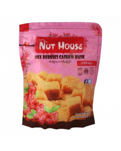 Nut House Mix Berries Cashew Rusk 200G (10 PCS)