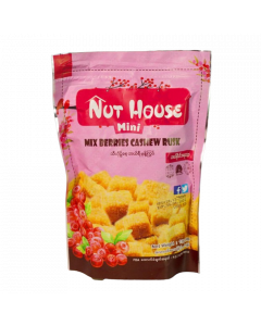 Nut House Mix Berries Cashew Rusk 70G (25 PCS)