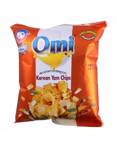Omi Korean Yam Tapioca Chips #BBQ 30G x 10's (12 PKT)