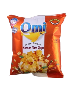 Omi Korean Yam Tapioca Chips #BBQ 30G x 10's (4 PKT)