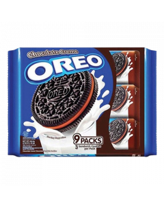 Oreo Sandwich Cookies #Chocolate Cream 27.6G x 9's (3 PKT)