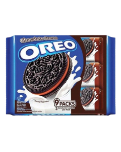 Oreo Sandwich Cookies #Chocolate Cream 27.6G x 9's (3 PKT)