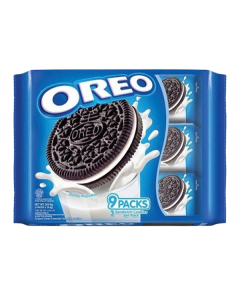 Oreo Sandwich Cookies #Vanilla Cream 27.6G x 9's (3 PKT)