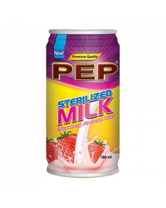 PEP Sterilized Can #Strawberry 180ML x 24's (1 PKT)