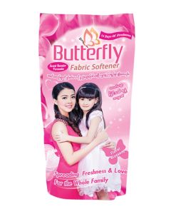 Butterfly Fabric Softener #Pink 250ML (40 PCS)