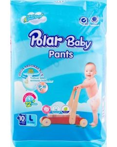 Polar Baby Diaper #L x 10's (15 PKT)