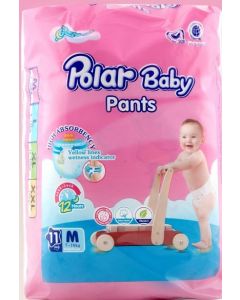 Polar Baby Diaper #M x 11's (15 PKT)