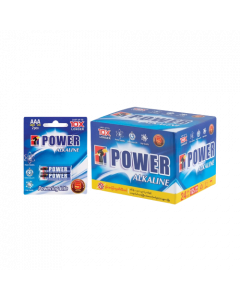 Power Alkaline AAA x 2's x 12Card (1 PKT)