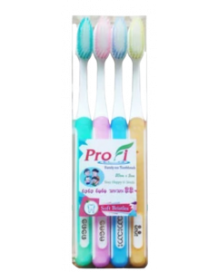 Pro Fi Toothbrush #Family Series #L-05 x 4's (1 PKT)