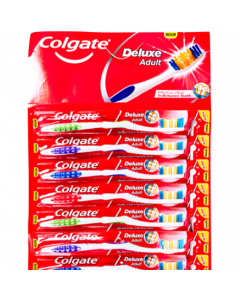Colgate Toothbrush Deluxe Adult x 12's (1 PKT)_TH