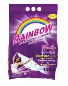 Rainbow Detergent Powder #Indoor Drying Purple 2.5KG (3 PCS)