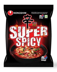 NONG SHIM Instant Noodle #Shin Red Super Spicy 120G x 1's (10 PCS)