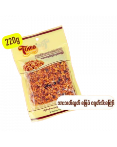 Tomo Vegetarian Fried Peanut with Chili 220G x 1's (10 PCS)