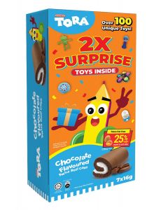 Tora Swiss Roll Cake #Chocolate 150G x 7's (3 PKT)