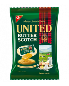 United Candy #Butter Scotch 140G (5 PCS)