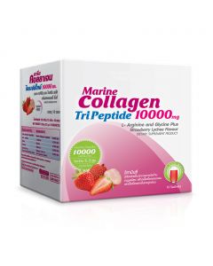 Vistra Marine Collagen Strawberry Flavour 1000MG x 10's (3 PKT)