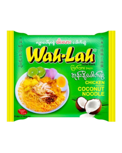 Wah Lah Instant Noodle #Chicken Coconut 62G x 30's (1 PKT)