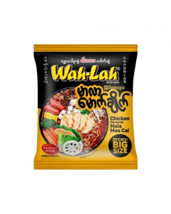 Wah Lah Instant Noodle #Chicken Mala Mao Cai 80G x 30's (1 PKT)