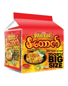 Wah Lah Instant Noodle #Mee Tauk Sichet 85G x 5's x 6 Bundle (1 PKT)