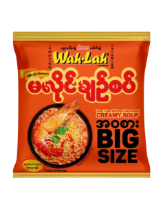 Wah Lah Instant Noodle #Tom Yum Creamy Shrimp 80G x 30's (6 PKT)