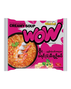 Wah Lah Instant Noodle #WOW Tomyum Creamy Soup 60G x 30's (6 PKT)
